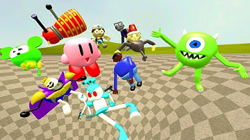 SPARTAN KICKING NEW UPDATE 3D MEMES (3D NEXTBOTS v6) IN Garry