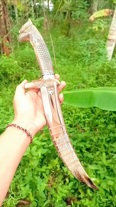 Golok Garuda Persia Fulltanduk Bule Baja Modern Bokhler N695 25cm #garuda #bohlern695 #fypviralシ