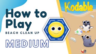 How to Play: Beach Cleanup with Kodable - Medium screenshot 4