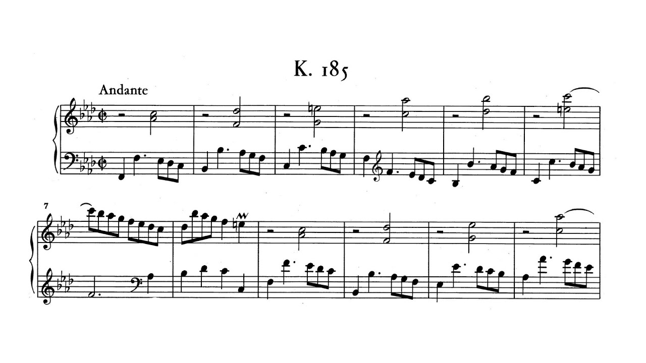 Scarlatti: Keyboard Sonata in F minor, K.185