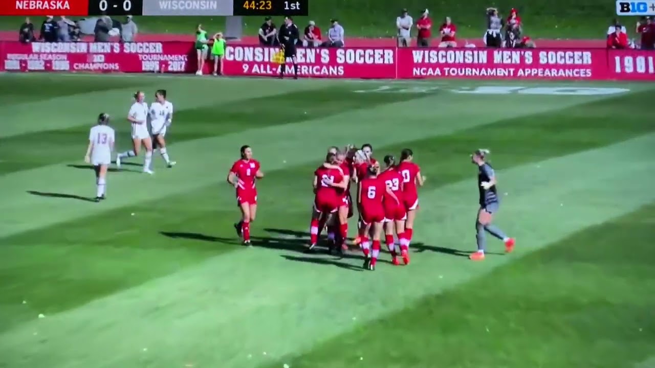 Lauryn Anglim - Lolo Anglim - Goal Nebraska Husker Soccer 10/23/22 vs Wisconsin 