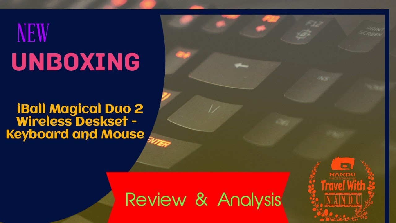 iBall Magical Duo 2 Wireless Deskset Keyboard and Mouse YouTube