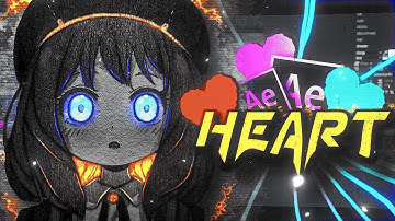 Heart Transition - After Effects Tutorial AMV