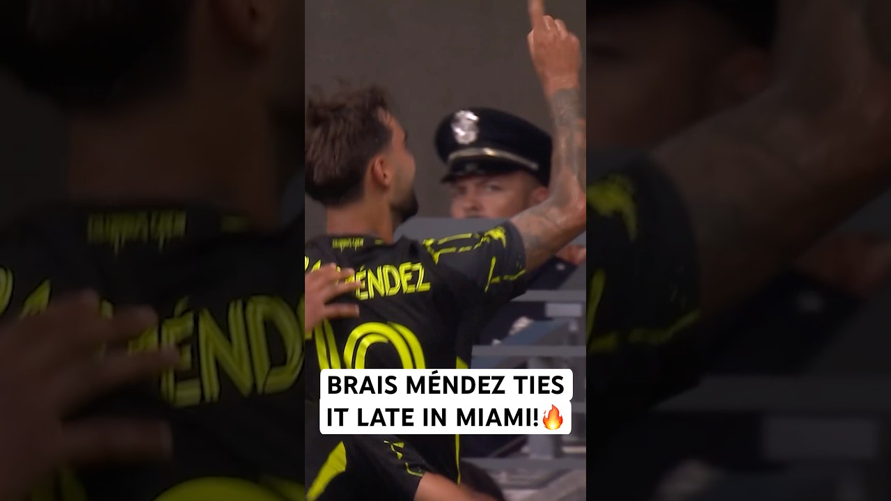 SHOT OR CROSS!? 🤔 Méndez equalizes in Miami