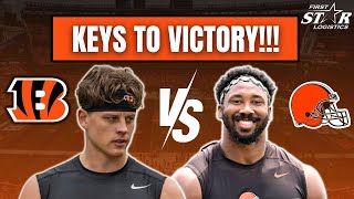 Bengals vs Browns KEYS TO VICTORY🔥