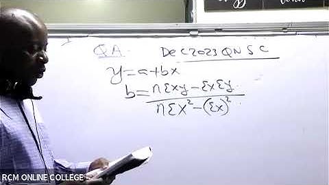 QUANTITATIVE ANALYSIS DEC 2023 Q5c(correlation and regression analysis)
