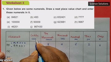DAV class 4 maths chapter 1 worksheet 3 - all questions solved