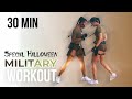 Military halloween workout   intense cardio dance workout  30 minutes