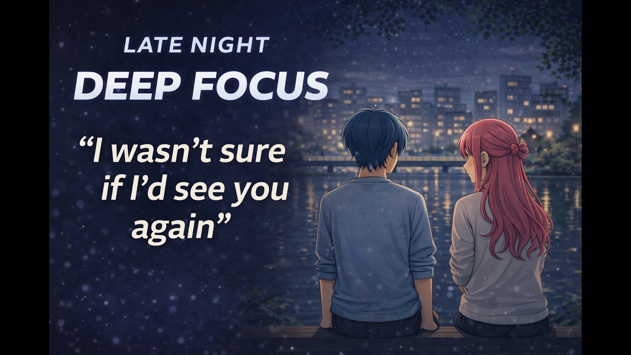 ✔️ Late Night Deep Focus | LoFi Storytelling Live (12H Study Music)