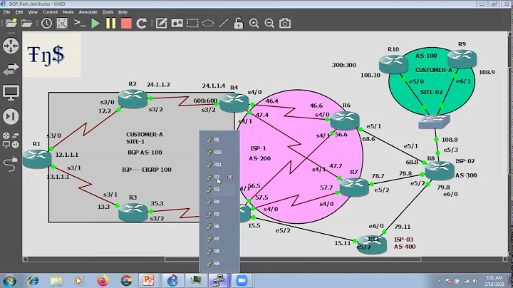BGP Lecture 12 (BGP Aggregation,AS-SET, suppress-Map, Advertise-Map, Attribute-Map)