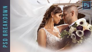 Awesome Wedding Photo Edit - Photoshop  Breakdown screenshot 4