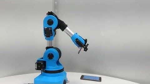 Niryo One    Learning Mode  Teach the robot what to do with your hands !