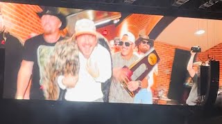 Morgan Wallen walkout at Neyland Stadium