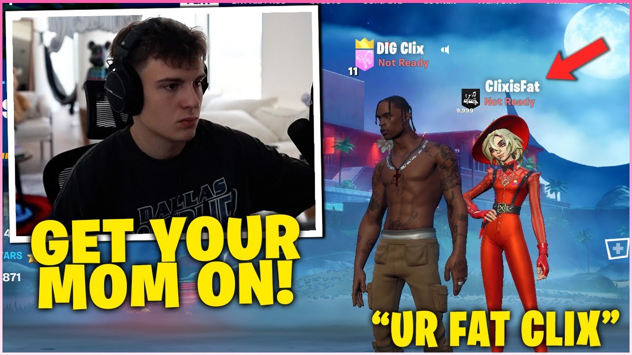 Clix Getting Robbed CLIX Joins The MOST *TOXIC* Fortnite LOBBY & Gets PRESSED By A 11 YEAR ...