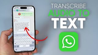 How To Get/Use Transcript Audio To Text On WhatsApp 2025 screenshot 4
