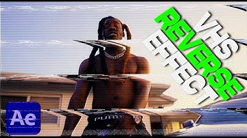 SUPER EASY VHS REVERSE EFFECT (AFTER EFFECTS)