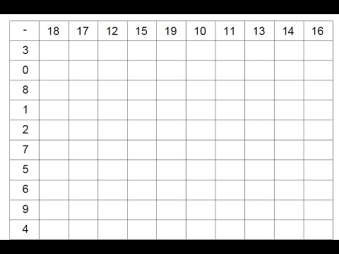 Web上で100ます計算用紙を自動生成してくれるプログラムを作成