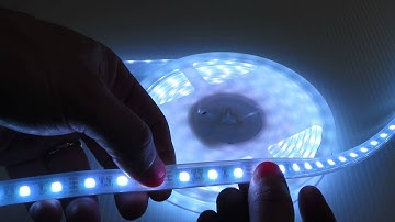 Dumb / Basic LED RGB Strip 60 LEDs per Meter Waterproof (16ft-6in Roll) - 12v