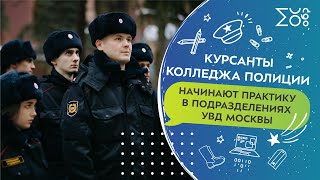 Курсанты Колледжа полиции начинают практику в ГУ МВД России по городу Москве.