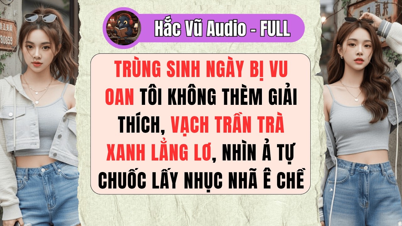 [Truyện Audio – Full] TRÙNG SINH NGÀY BỊ VU OAN TÔI KHÔNG THÈM GIẢI THÍCH, VẠCH MẶT TRÀ XANH LẲNG LƠ