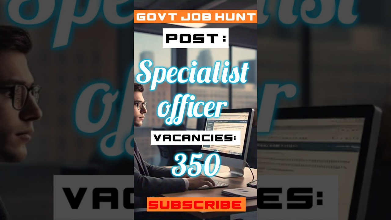 PNB Specialist officer recruitment 