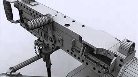 3D Model Browning M2 Review