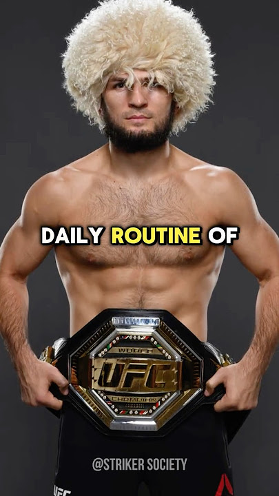 Khabib Nurmagomedov’s Training Routine 😱