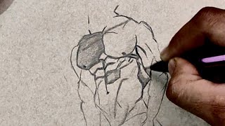 Male Body Anatomy Drawing Tutorial | Full Body Proportion & Muscles Step by Step for Beginners