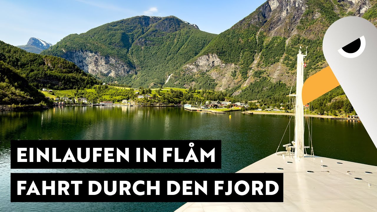 Fahrt durch den Fjord nach Flåm 💋 Mit AIDAprima nach Norwegen