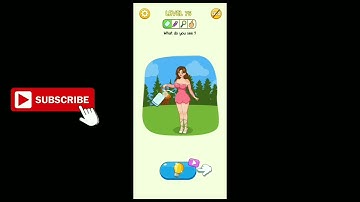 DOP: Brain Delete Puzzle Level 75 What do you see?