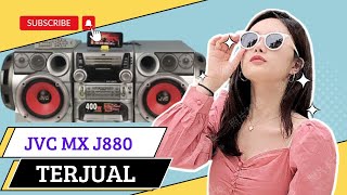 kompo jvc mx-j880v tape VCD Aux bluetooth Made in Japan