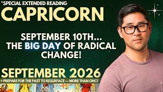 CAPRICORN September 2026 Forecast 🌠 Monthly Tarot Horoscope Capricorn Birth Chart Analysis For Personal Growth