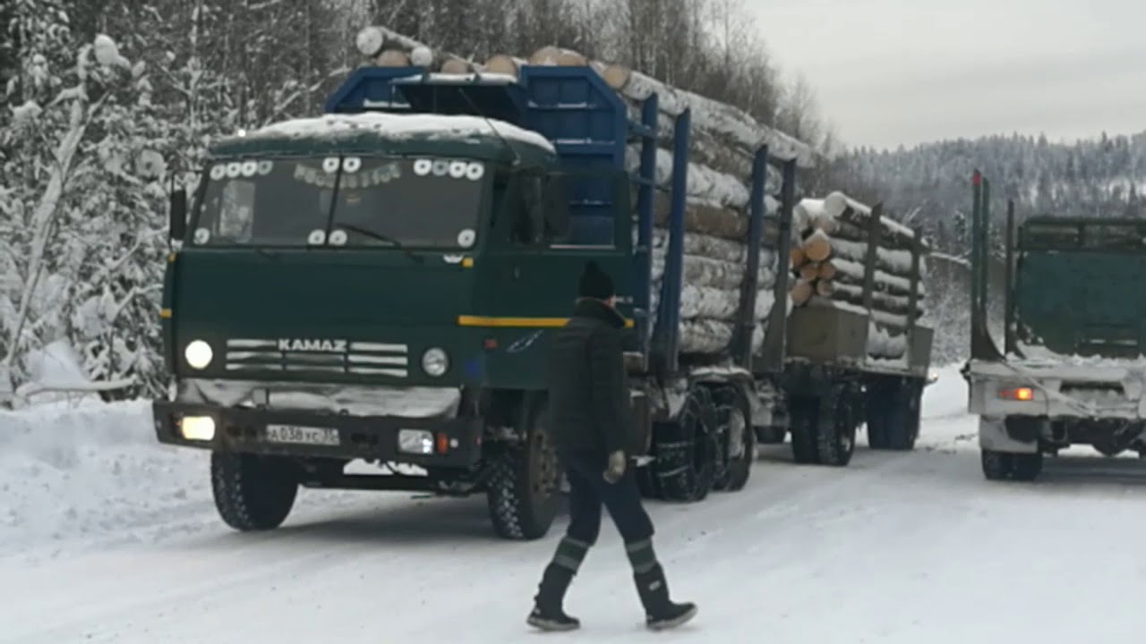 Лесовоз камаз 53228