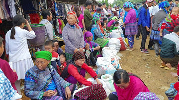 Toàn cảnh phiên chợ sín chéng huyện simacai tỉnh lào cai | Vùng Trời Tây bắc