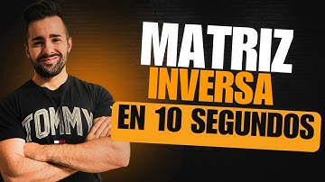 🔥 Cómo calcular la matriz inversa fácilmente | Truco para 2x2 en 10 segundos ⚡