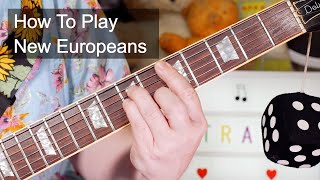 &#39;New Europeans&#39; Ultravox Guitar Lesson