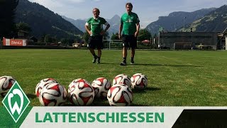 Lattenschießen: Wigald Boning vs Frank Baumann