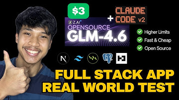 Building a Full Stack App with GLM-4.6 | Is it better than Claude Sonnet 4.5?