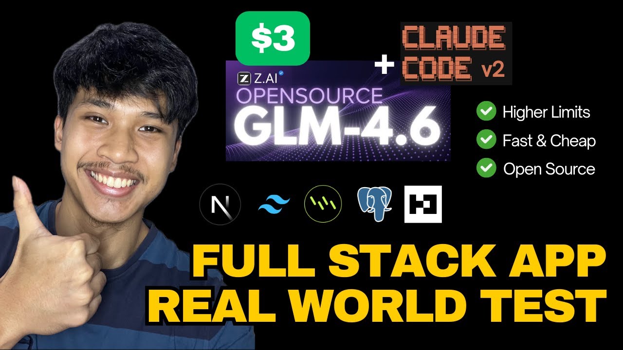 Building a Full Stack App with GLM-4.6 | Is it better than Claude ...
