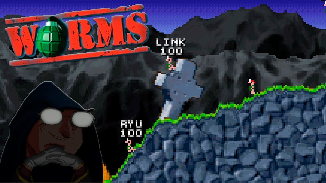 Worms (1995) 🎯💣🪖 DOS Gameplay – Classic Turn-Based Strategy | No Commentary"
