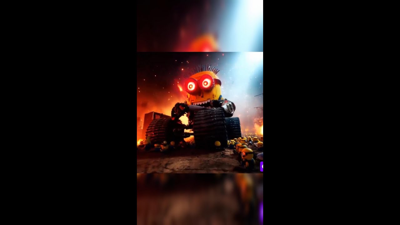 Minion.Exe - Story of transformation (Lego Vs Monster)
