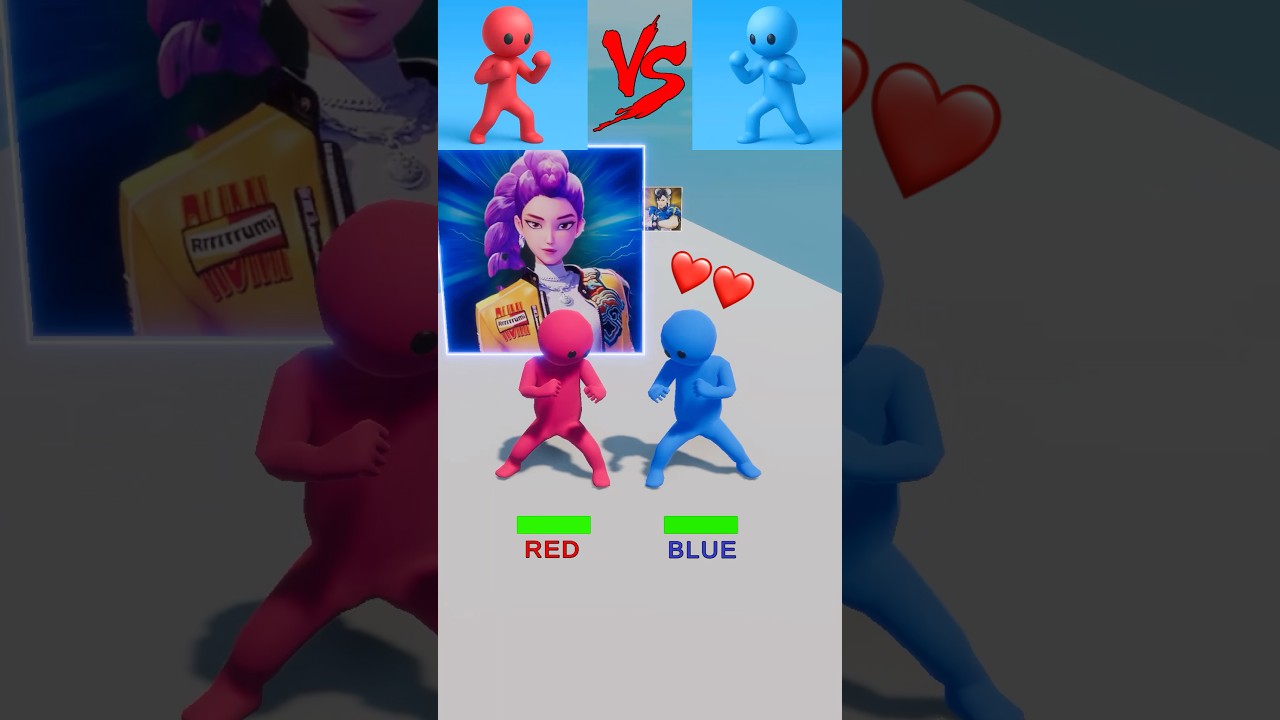 Red vs Blue fight