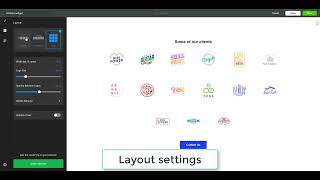 Creating Logo Showcase Carousel Widget on Elfsight
