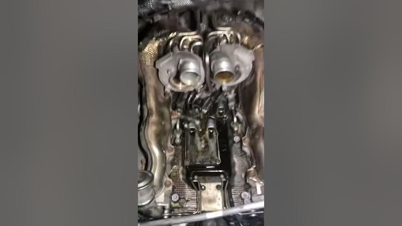 Audi a8 4 0 turbo pcv replacement and oil leak part 2 youtube