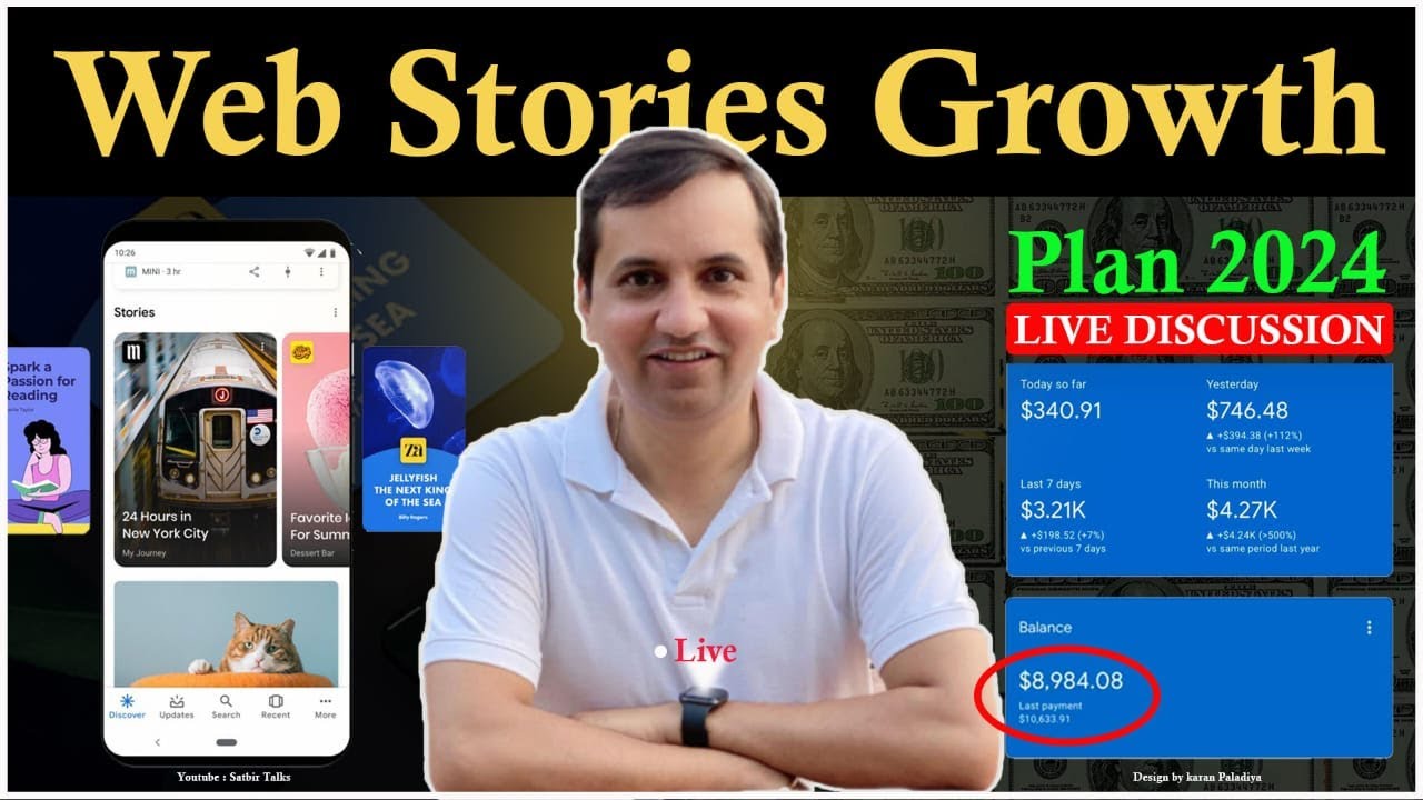 Google WebStories Growth Plan for 2024 | Live Discussion | Earn Online through Google Webstories