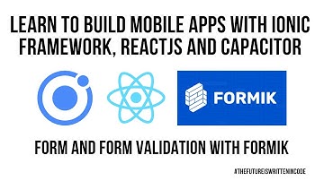Ionic React JS Form Management & Validation With Formik