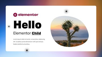 Hello Elementor Child Theme Installation