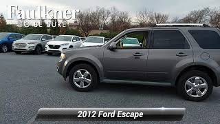 Used 2012 Ford Escape Limited, Harrisburg, PA CKB99888