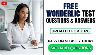 Master the Wonderlic Test 2026: Free Practice Questions and Answers to Pass the Exam Fast