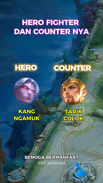 Hero Fighter Dan Counter Nya Mobile legends #mobilelegends #heromlbb #explaner #shorts